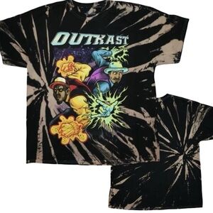 NWOT OUTKAST Graphic Black T Shirt Large
